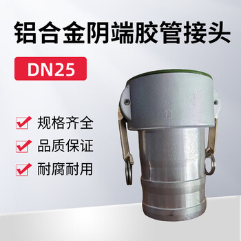 蓝宇星琳 3611铝合金阴端胶管接头DN25 1个