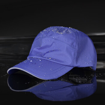 雨帽雨帽遮雨男女防水防雨帽子户外鸭舌帽钓鱼垂钓跑外卖骑手 紫罗兰