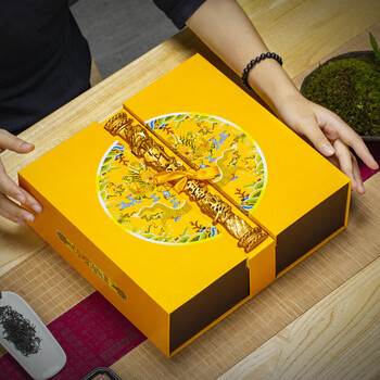 鲜闻果御品豪茗礼盒装流高山礼品茶30盒礼盒装配礼品袋