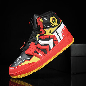 耐克nikeeva动漫联名限量aj高帮板鞋情侣款男士篮球鞋休闲运动鞋时尚