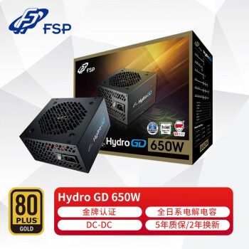 ȫFSP 550W/650W/750W/850W̨ʽԵԴ Hydro GD650W