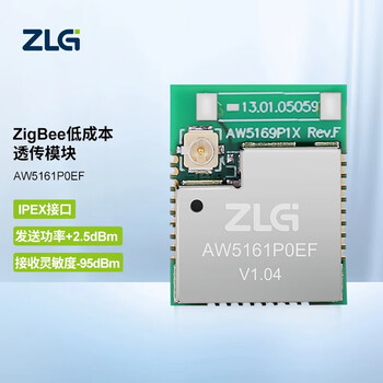 ZLG致远电子 ZigBee低成本透传模块 AW5161P0EF