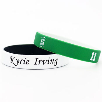 球星欧文11号凯尔特人队篮球手链男女学生情侣硅胶运动手环潮双色款