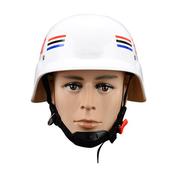 信必睿纠察头盔安保白色礼仪执勤保安德式安全帽防暴头盔勤务户外巡逻