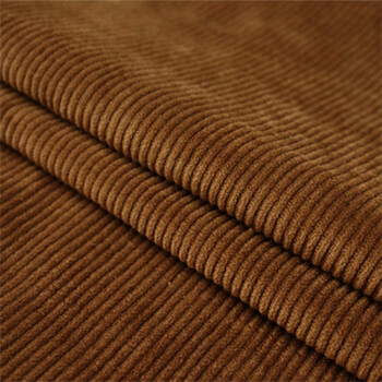 弹力8条全棉泡泡灯芯绒 绒感高定纯棉 外套阔腿裤风衣大衣面料 驼色