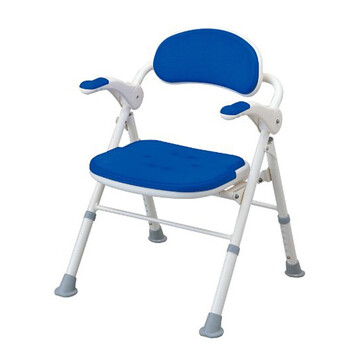 安寿日本 Aron 折叠式ts洗澡椅老人孕妇行动不便沐浴椅浴室椅子蓝色 图片价格品牌报价 京东