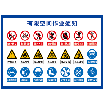 有限空间作业安全告知牌密闭受限有限空间风险警告警示牌标志标识牌提示指示标示牌定制nih24 Nih24 10 有限空间作业须知40 30厘米pvc塑料板 摘要书评试读