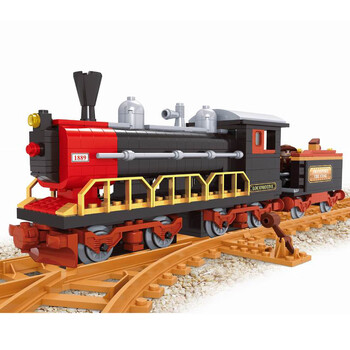 执爱兼容乐高拼装火车颗粒积木城市系列儿童拼插男孩小学生礼物 25610