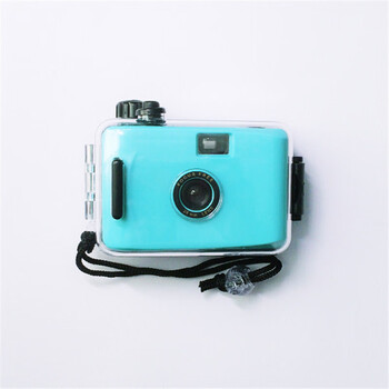 送女友迷你傻瓜相机 黑天蓝 礼品装 礼袋(含胶卷)