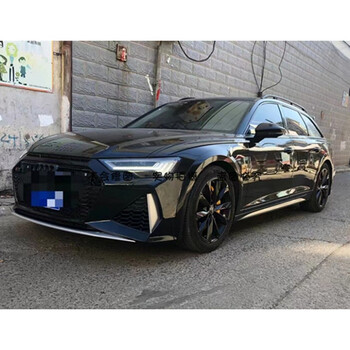 适用于19 20 21 22款奥迪a6allroad改装rs6包围旅行版升级前后杠 前杠