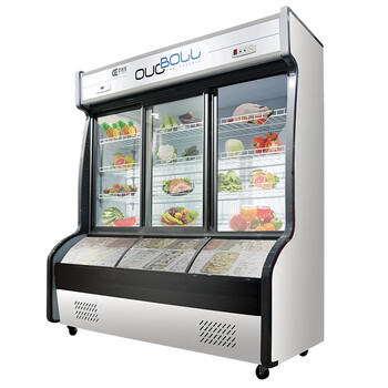 欧驰宝oucboll商用立式双温点菜柜2.