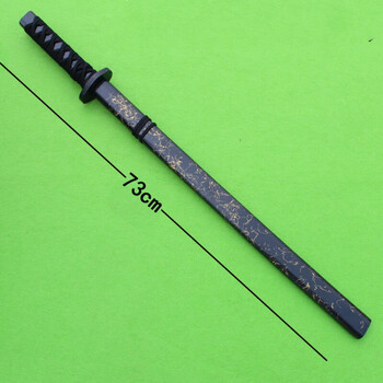 花开淡墨剑儿童玩具木刀木剑舞台木刀带鞘道具木刀纯木制 木制黑色