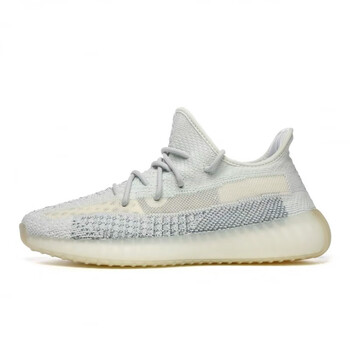 350v2椰子鞋350冰蓝满天星拼接芝麻黑天使男女跑鞋 冰蓝天使 fw3043