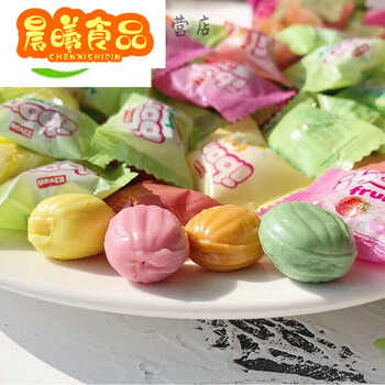 洪僖侨土耳其水果夹心糖ibon混合味奶糖结婚喜糖散装意网红1000g 1000