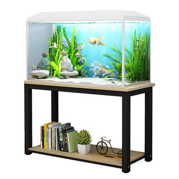 【家装节】简易鱼缸架子水族箱底柜底架底座不锈钢草缸鱼缸架金属