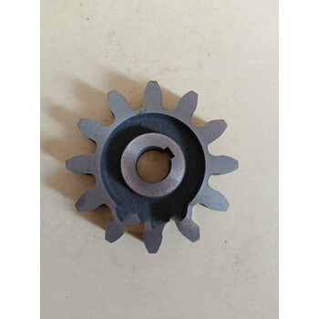 压面机齿轮 面条机齿轮配件大全通用大小齿对轮链轮面机齿轮大全 桔色