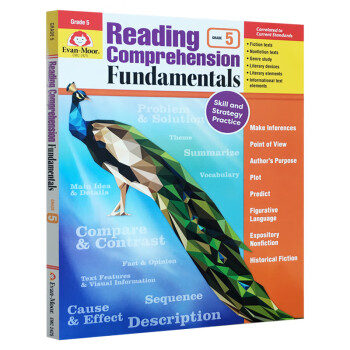Evan Moor 阅读理解基础强化练习 五年级 Reading Comprehension Fundamentals Grade 5