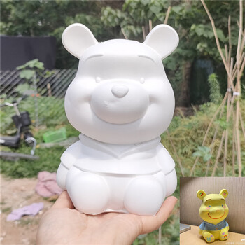 岁彩网红石膏娃大号石膏娃娃涂色白坯儿童手工涂鸦彩绘玩具小红书