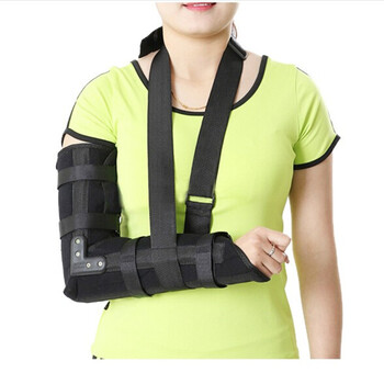 器械店 肘关节外固定支具医用肱骨髁上支具肱骨外髁康复前臂吊带 黑色