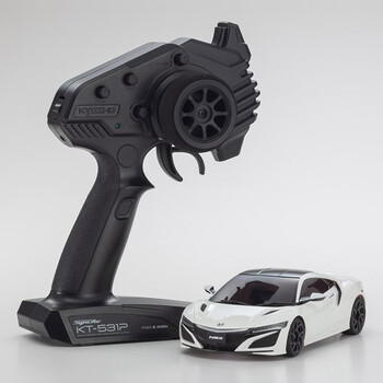 京商miniz遥控车minizmr03rwd蚊车rc遥控竞速车后驱迈凯nsx白色32322w