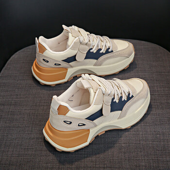 班朵诗banduoshi鞋子女学生韩版原宿风ins新款夏华夫阿甘鞋年春季厚底