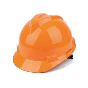 守众（SAFETY GUARD）SG-A1经典V型安全帽 进口ABS材质 防砸透气电力工程工地建筑施工头盔 橙色 标准 现货 