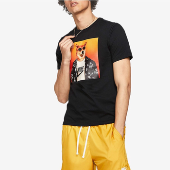 nike耐克story pack夏季新款圆领墨镜柴犬印花潮流短袖休闲运动男t恤