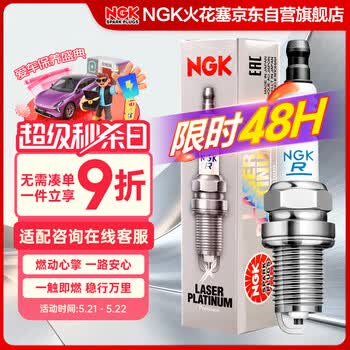 NGK双铂金火花塞PFR5N-11四支装现代伊兰特雅绅特悦动起亚赛拉图狮跑