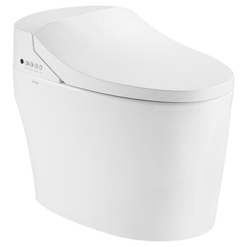 马桶 卫生间用一体式冲洗烘干用卫浴坐便器akb1312 双专利马桶【箭