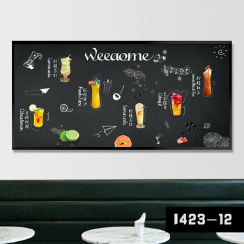 奶茶店 甜品店果汁饮料装饰画餐饮店壁挂画水吧墙画冷饮店墙壁画 i423
