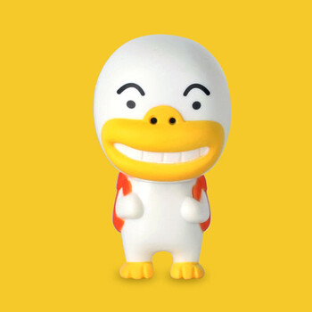 韩国可爱屁桃车载香水汽车出风口香薰卡通装饰摆件 e 鸭子