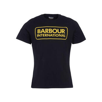 【海外直邮】barbourbarbour large logo black yellow t-sh 图片色1