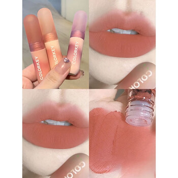 唇釉 小彩弹 慕斯绒雾唇泥唇釉口红丝绒哑光 o104日暮奶茶