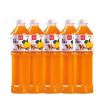 隽辰堂多上芒果汁果味饮料云南特产经典老牌子风味饮品125升x4瓶装大