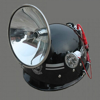 疝气灯100w强光远射打猎氙气灯200w头戴钓鱼手持探照灯野鸡灯 15cm