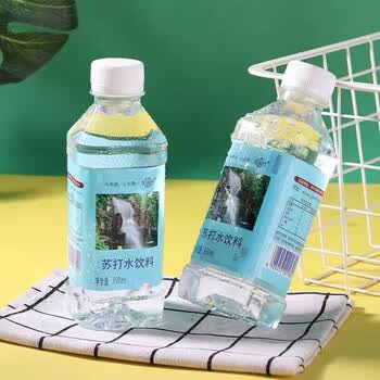 维奥卡水润坊苏打水整箱12瓶装350ml原味饮用水饮 苏打水350ml*12瓶