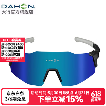 大行（DAHON） 骑行眼镜变色偏光眼镜防风沙护目镜运动户外单车骑行装备 001款（黑/绿）