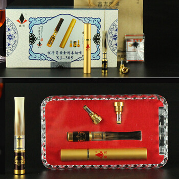 9中支烟嘴可清洗双重过滤器 6mm中华中号粗细烟两用 6.