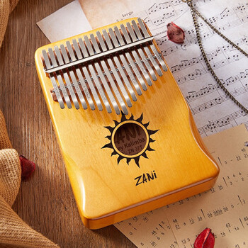zani专尔拇指琴卡林巴琴17音kalimba指间琴手指琴女初学便携专业乐器