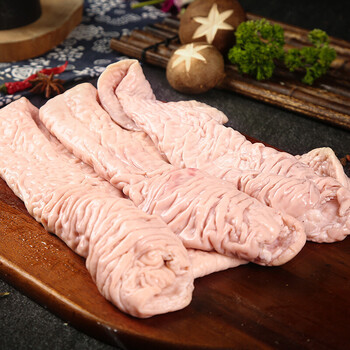 鲜少年新鲜猪鲜大肠生猪肠头冷冻猪大肠头猪内脏生猪肉4斤