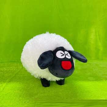 抖音同款黑脸羊毛绒玩具摆件公仔羊了个羊网红游戏小羊公仔绵羊玩偶