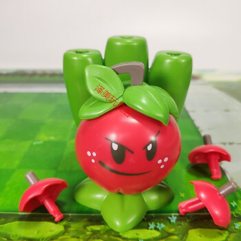 植物大战僵尸新款玩具大号苹果迫击炮可发射炮弹未来僵尸博士植物僵尸