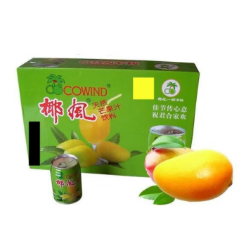 红谷林椰风挡不住芒果汁饮料椰风芒果汁250ml*24罐/8罐椰风芒果汁