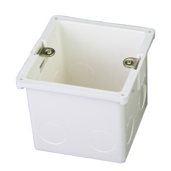 插座面板底座 冲孔厚通用86底盒pvc电线50 高暗盒 50冲孔型86暗线盒