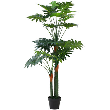 北欧大型仿真绿植客厅落地摆件龟背叶旅人蕉植物树盆栽大盆景 170cm