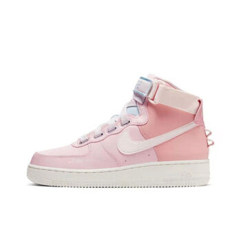 high独角兽米白粉高帮男女鞋空军一号 独角兽浅粉 36