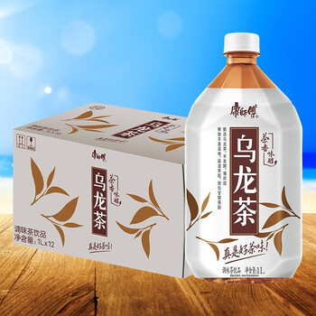 康师傅新品乌龙茶1l12瓶原味茶饮料夏季茶红果味水饮品整箱发货12瓶