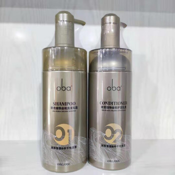 欧芭oba金机系列植物洗发水欧巴烫染受损修护控油去屑补水 欧芭01 02