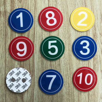 亚克力数字牌 号码牌 号码贴 网咖牌 座位号 餐桌号 等号牌网吧牌车间