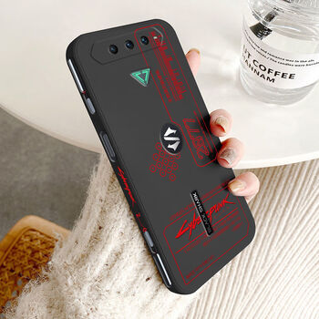 姒桀赛博朋克2077黑鲨4手机壳直边液态黑鲨4pro全包硅胶4代磨砂4代pro